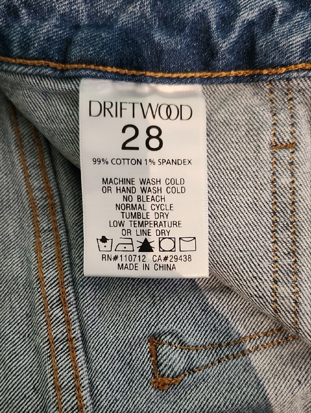 DRIFTWOOD Farrah Embroidered Cargo Flare Jeans - Savannah Wash - NWT - Picture 12 of 12